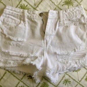 Cello jeans white shorts size XS